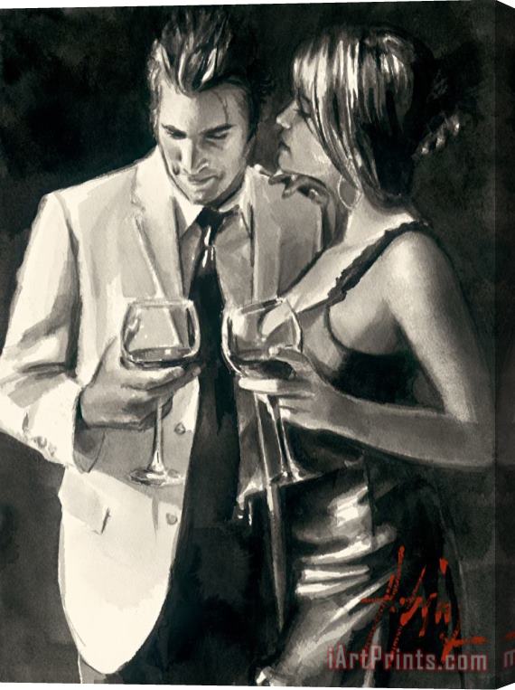 Fabian Perez The Proposal VII Stretched Canvas Painting / Canvas Art