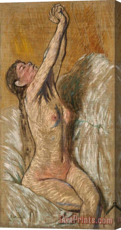 Federico Zandomeneghi Etude Pour 'le Reveil' Stretched Canvas Print / Canvas Art