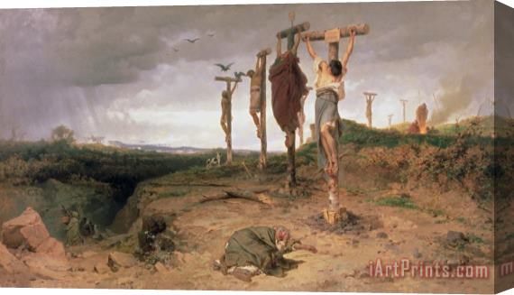 Fedor Andreevich Bronnikov The Damned Field Execution Place In The Roman Empire Stretched Canvas Painting / Canvas Art