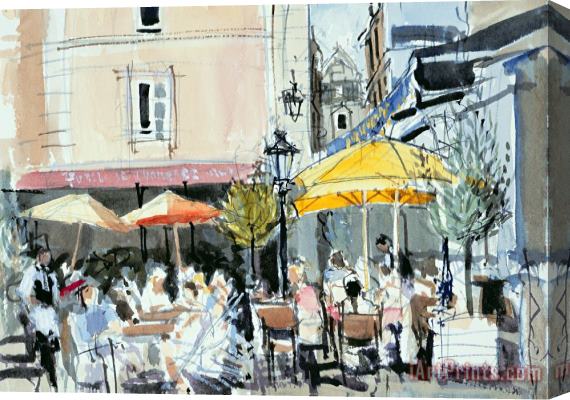 Felicity House The Square At St. Malo Stretched Canvas Print / Canvas Art