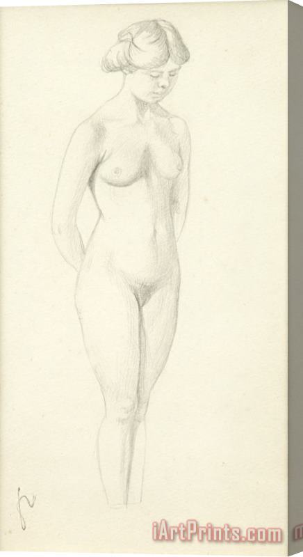 Felix Vallotton Nude Stretched Canvas Print / Canvas Art