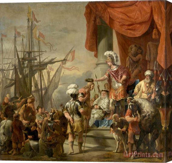 Ferdinand Bol Aeneas at The Court of Latinus Stretched Canvas Print / Canvas Art