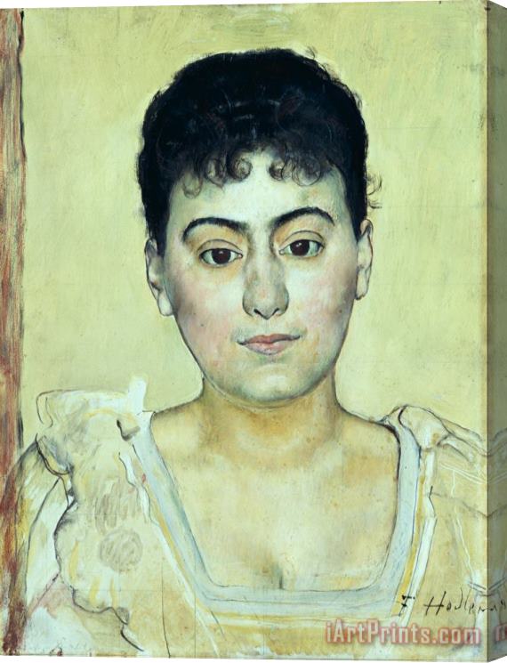 Ferdinand Hodler Portrait of Madame De R. Stretched Canvas Painting / Canvas Art