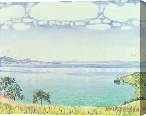 Ferdinand Hodler View of Lake Leman from Chexbres Stretched Canvas Print / Canvas Art