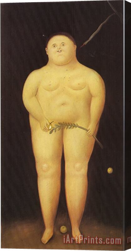 fernando botero Adam And Eve Adam Stretched Canvas Painting / Canvas Art