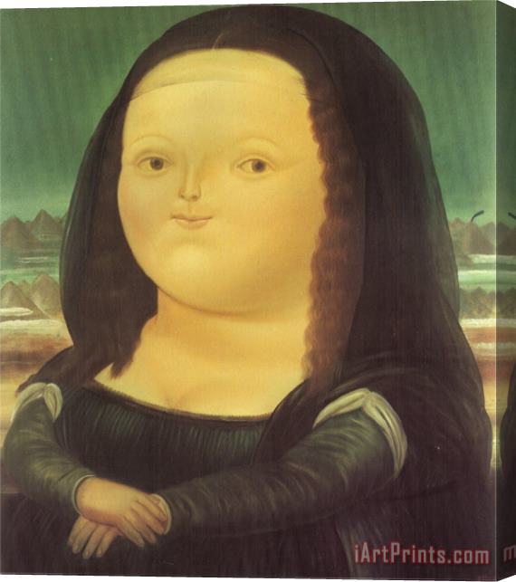 fernando botero Mona Lisa Stretched Canvas Painting / Canvas Art