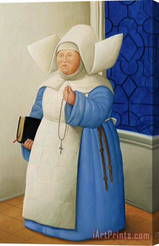 Fernando Botero Mother Superior Stretched Canvas Print / Canvas Art