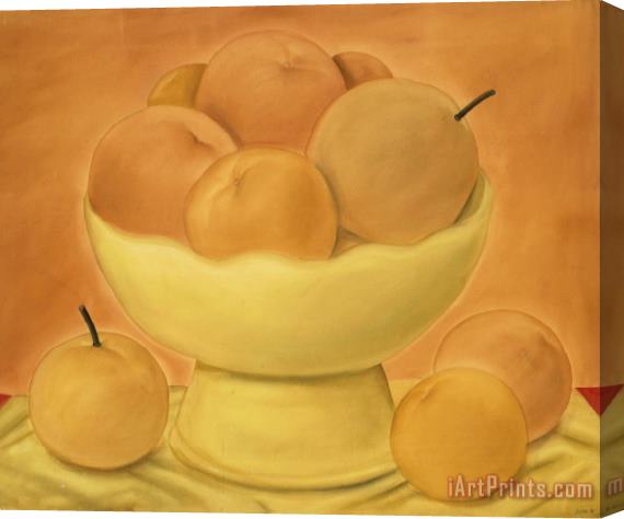 Fernando Botero Oranges, 1980 Stretched Canvas Print / Canvas Art