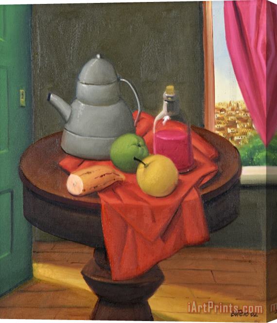Fernando Botero Still Life with Coffee Pot, 2002 Stretched Canvas Print / Canvas Art