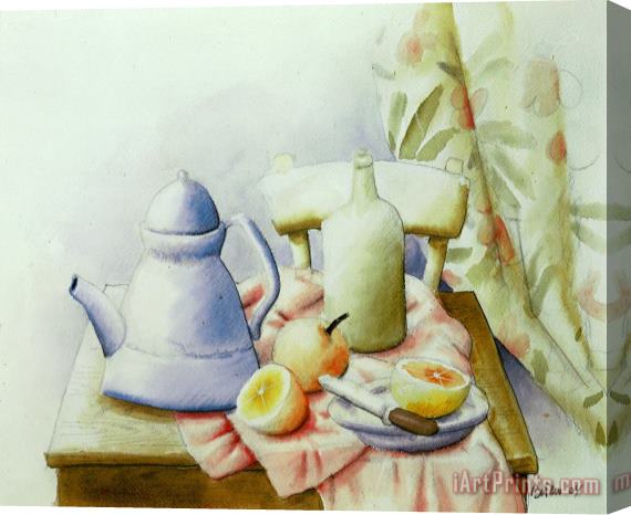 Fernando Botero Still Life with Coffee Pot, 2004 Stretched Canvas Print / Canvas Art