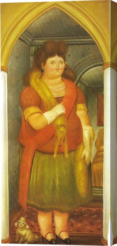 fernando botero The Palace 1 Stretched Canvas Painting / Canvas Art