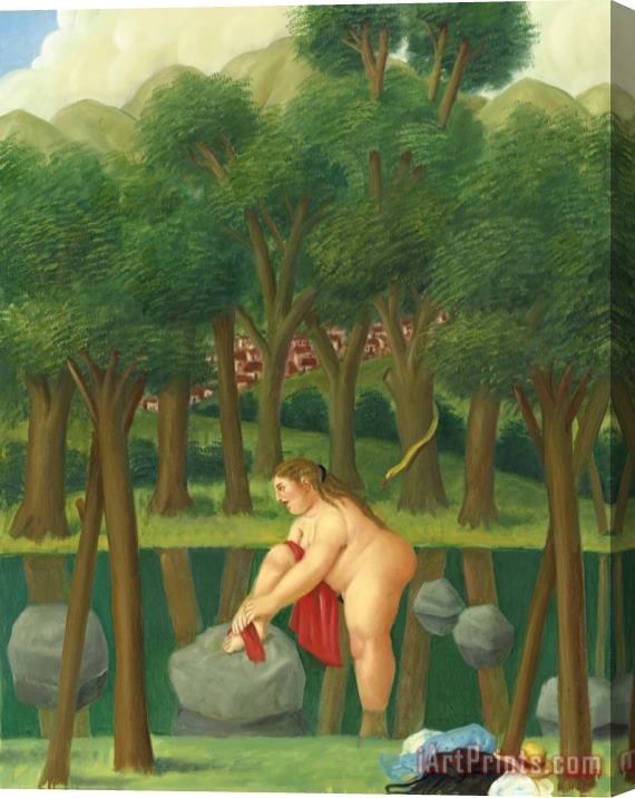 Fernando Botero The River, 1994 Stretched Canvas Print / Canvas Art