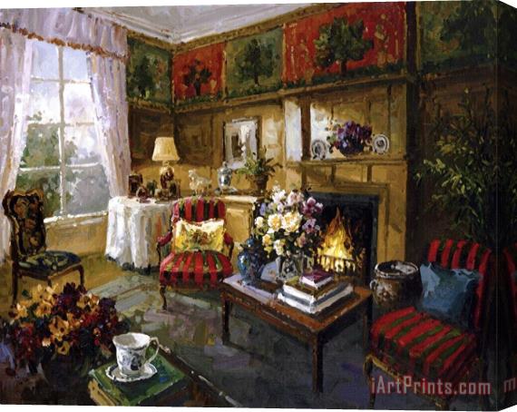 Foxwell The Study Stretched Canvas Painting / Canvas Art