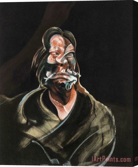 Francis Bacon George Dyer Crouching; Portrait of Isabel Rawsthorne, 1966 Stretched Canvas Print / Canvas Art