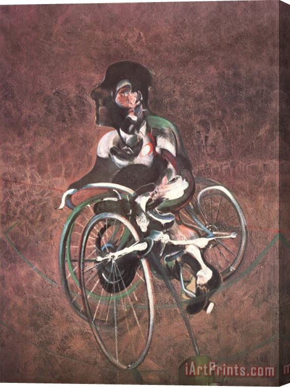 Francis Bacon Georges Cyclist, 1995 Stretched Canvas Print / Canvas Art