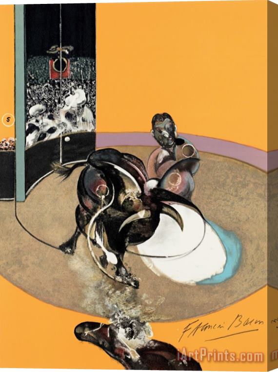Francis Bacon Miroir De La Tauromachie, 1990 Stretched Canvas Print / Canvas Art