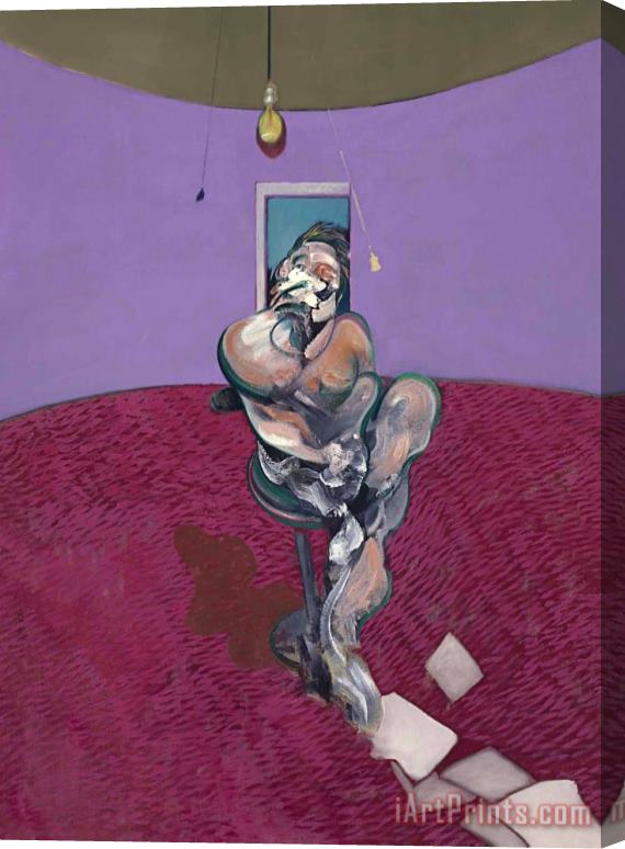 Francis Bacon Portrait of George Dyer Talking, 1966 Stretched Canvas Print / Canvas Art