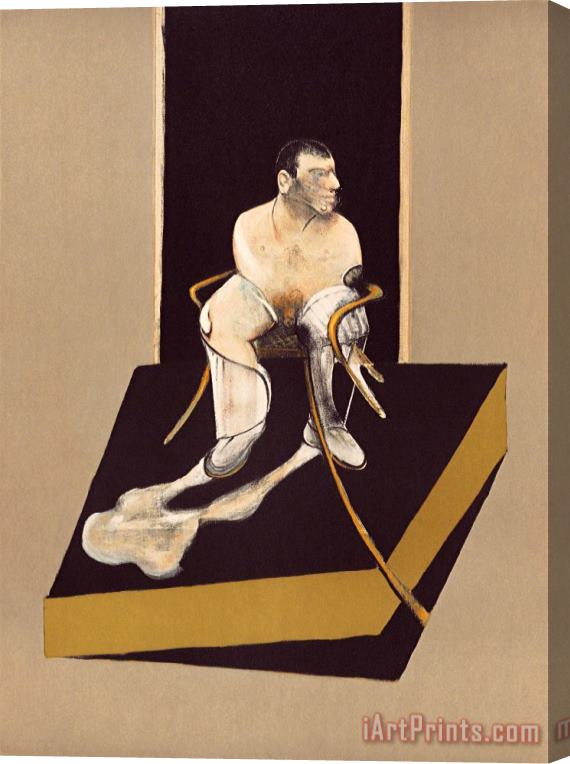 Francis Bacon Portrait of John Edwards, From Triptych, 1986 Stretched Canvas Print / Canvas Art