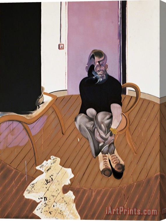 Francis Bacon Self Portrait, 1977 Stretched Canvas Print / Canvas Art