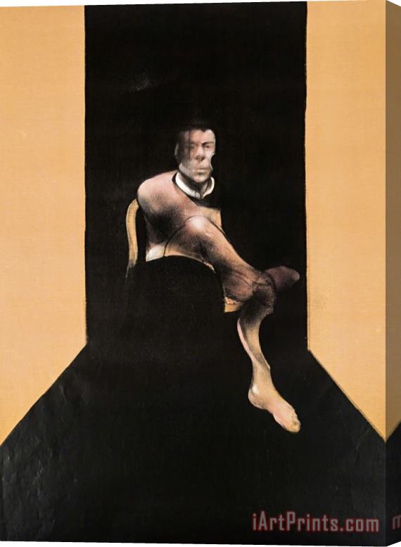 Francis Bacon Study for a Portrait of John Edwards; Russian Retrospective Exhibition Poster, 1988 Stretched Canvas Painting / Canvas Art