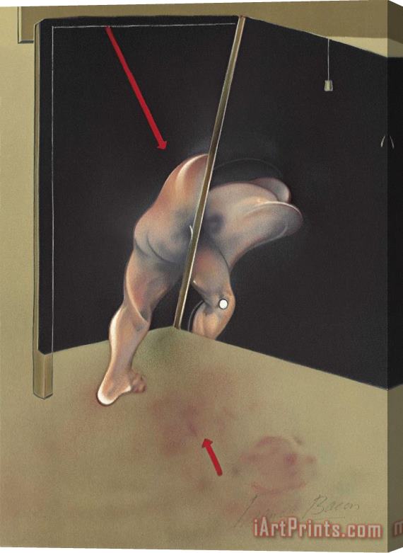 Francis Bacon Study From The Human Body, 1981 Stretched Canvas Print / Canvas Art