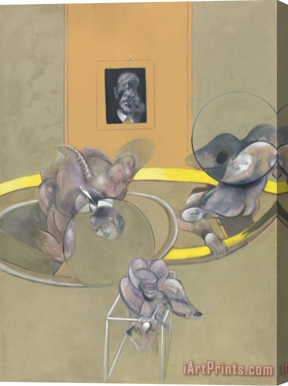 Francis Bacon Three Figures And Portrait, 1975 Stretched Canvas Painting / Canvas Art