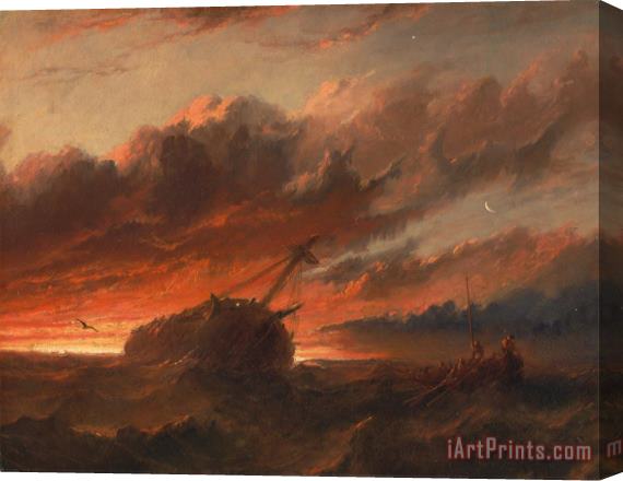 Francis Danby Shipwreck Stretched Canvas Print / Canvas Art