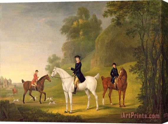 Francis Sartorius Lord Bulkeley and his Harriers Stretched Canvas Print / Canvas Art