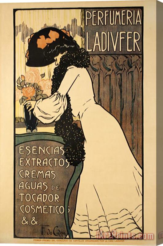 Francisco de Cidon Navarro Perfumeria Ladivfer Stretched Canvas Print / Canvas Art