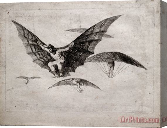 Francisco De Goya A Way of Flying Stretched Canvas Print / Canvas Art