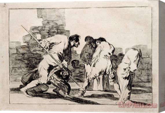 Francisco De Goya Cruel Folly Stretched Canvas Print / Canvas Art