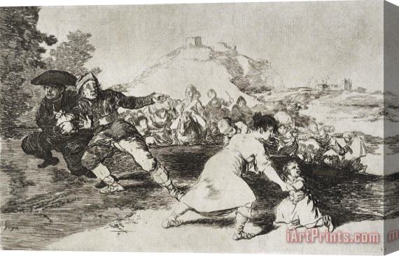 Francisco De Goya I Saw It (yo Lo Vi) From The Series The Disasters of War (los Desastres De La Guerra) Stretched Canvas Painting / Canvas Art