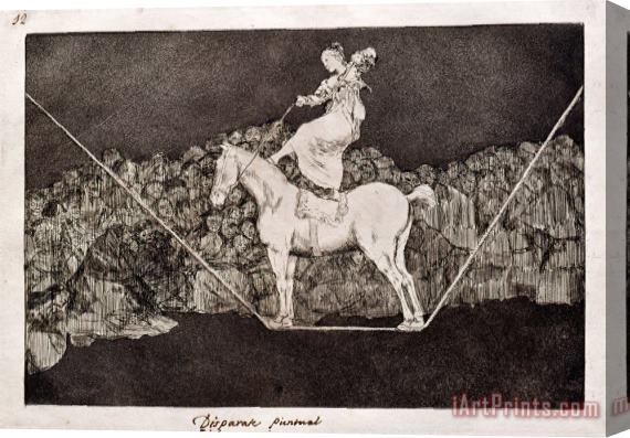 Francisco De Goya Precise Folly Stretched Canvas Print / Canvas Art
