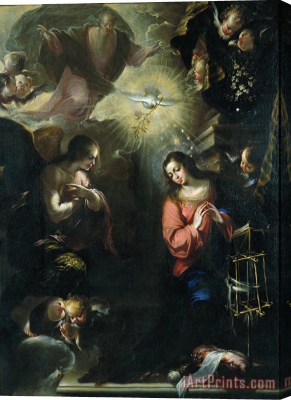Francisco De Solis Annunciation Stretched Canvas Painting / Canvas Art