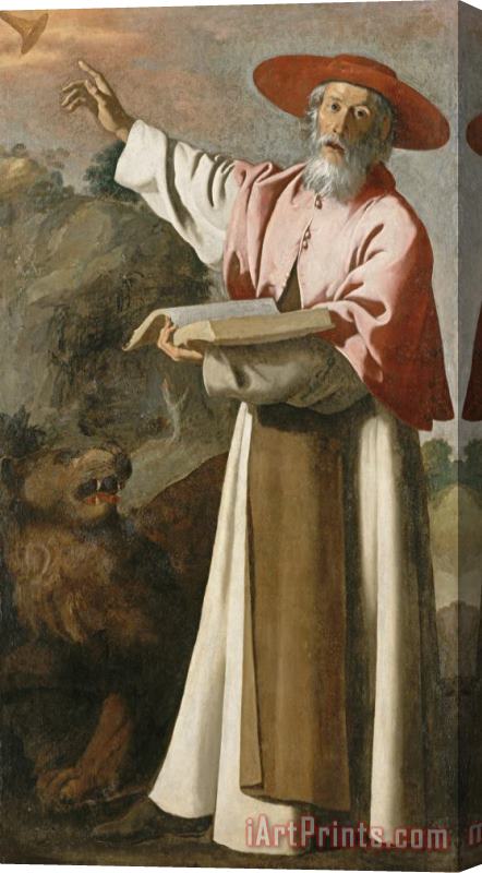 Francisco de Zurbaran Saint Jerome Stretched Canvas Print / Canvas Art