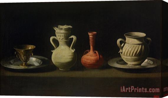 Francisco de Zurbaran Still Life with Four Vessels Stretched Canvas Print / Canvas Art