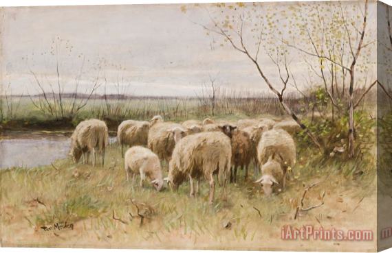 Francois Pieter ter Meulen Sheep Stretched Canvas Painting / Canvas Art