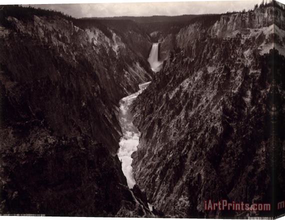 Frank Jay Haynes Grand Canyon of The Yellowstone And Falls Stretched Canvas Painting / Canvas Art