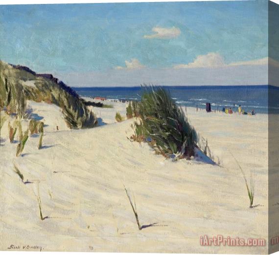 Frank V. Dudley Across Sunny Sands Stretched Canvas Painting / Canvas Art