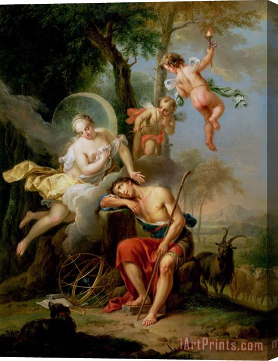 Frans Christoph Janneck Diana and Endymion Stretched Canvas Print / Canvas Art