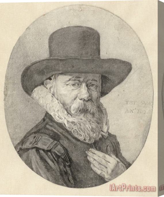 Frans Hals Portret Van Een Man, Wellicht Theodorus Schrevelius Stretched Canvas Print / Canvas Art