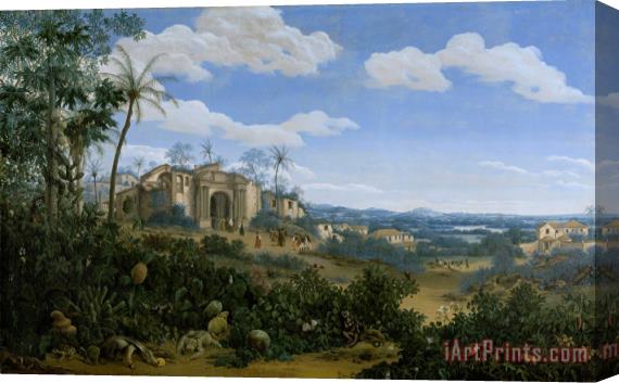 Frans Jansz Post View of Olinda, Brazil Stretched Canvas Painting / Canvas Art