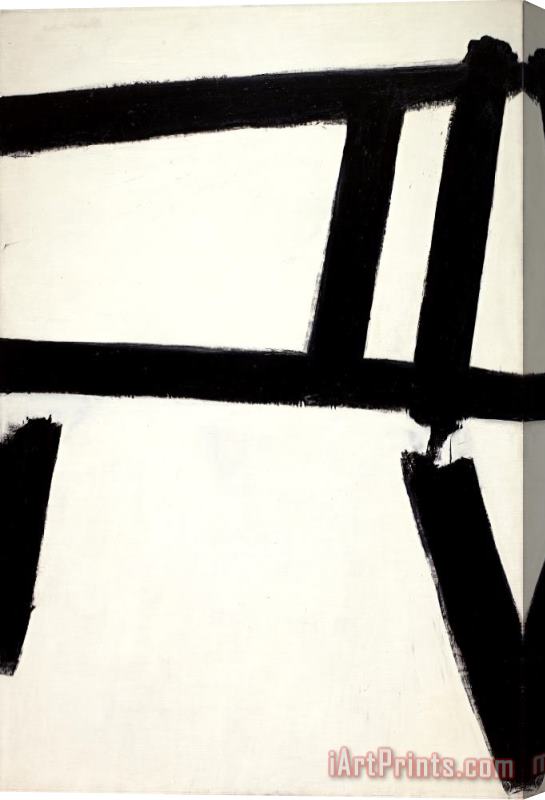 Franz Kline White Forms Stretched Canvas Painting / Canvas Art