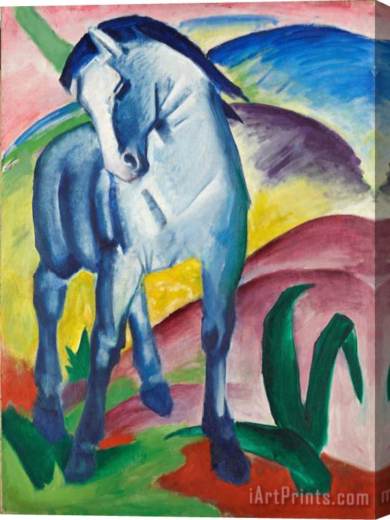 Franz Marc Blue Horse I Stretched Canvas Painting / Canvas Art