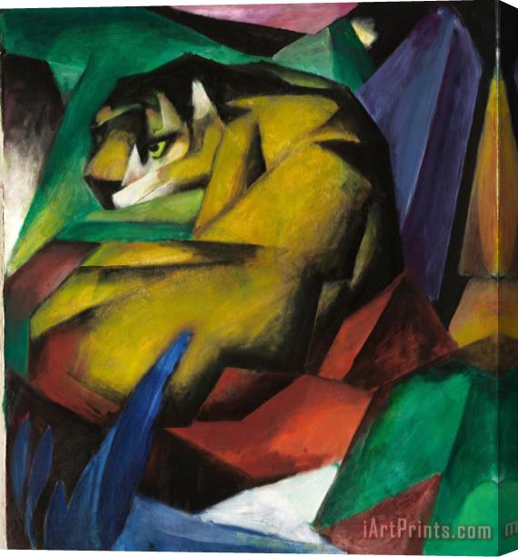 Franz Marc The Tiger Stretched Canvas Print / Canvas Art