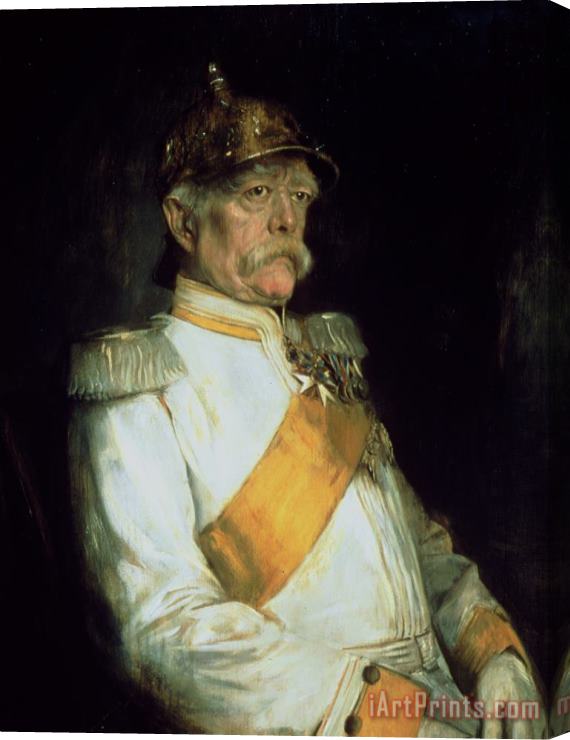 Franz Seraph von Lenbach Chancellor Otto Von Bismarck Stretched Canvas Print / Canvas Art