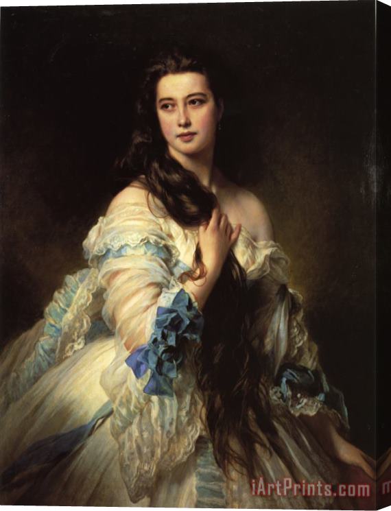 Franz Xavier Winterhalter Madame Barbe De Rimsky Korsakov Stretched Canvas Painting / Canvas Art