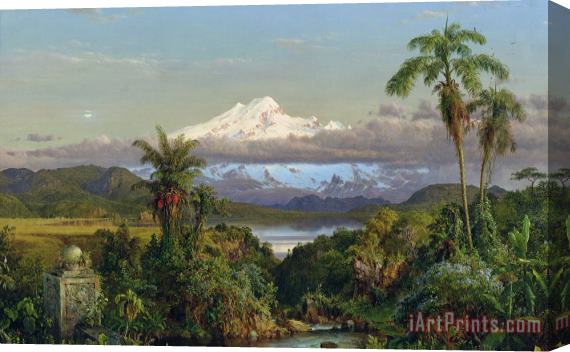 Frederic Edwin Church Cayambe Stretched Canvas Print / Canvas Art