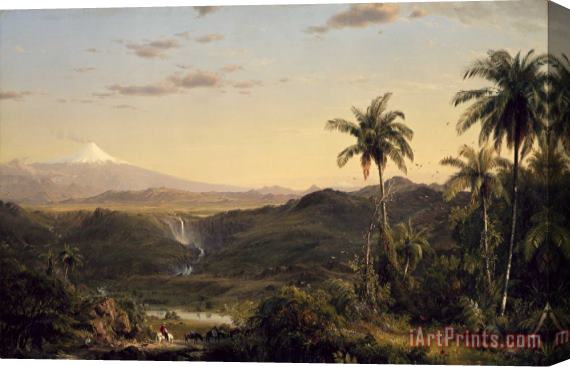 Frederic Edwin Church Cotopaxi Stretched Canvas Painting / Canvas Art