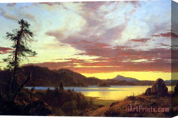 Frederic Edwin Church Frederic Edwin Church a Sunset Stretched Canvas Painting / Canvas Art